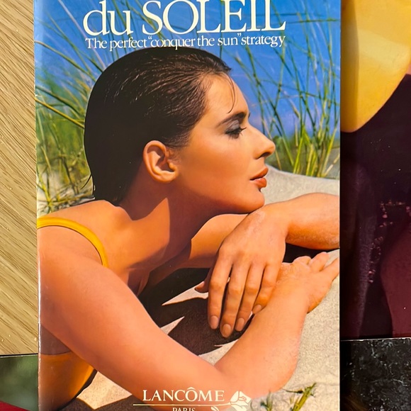 Vintage Lancôme Cosmetics Isabella Rossellini Print Ads and Gift Paper Bags - Picture 9 of 11
